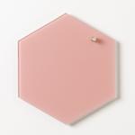 NAGA Magnetisch Memobord Hexagon 21cm Roze
